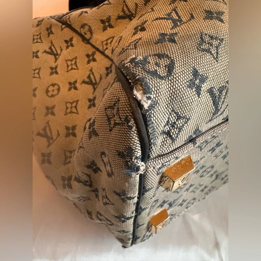 Louis Vuitton Josephine GM Mini Lin Boston style Handbag - Picture 13 of 17